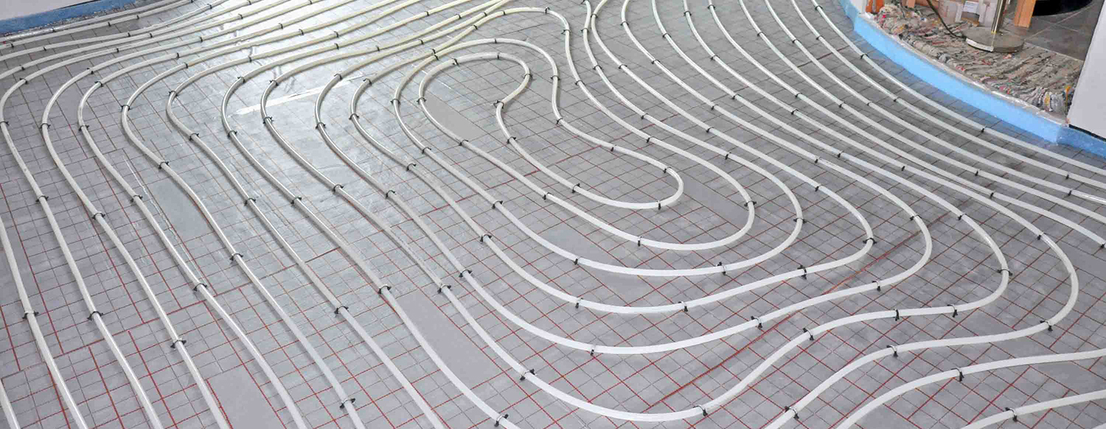 Wand- und Fußbodenheizung